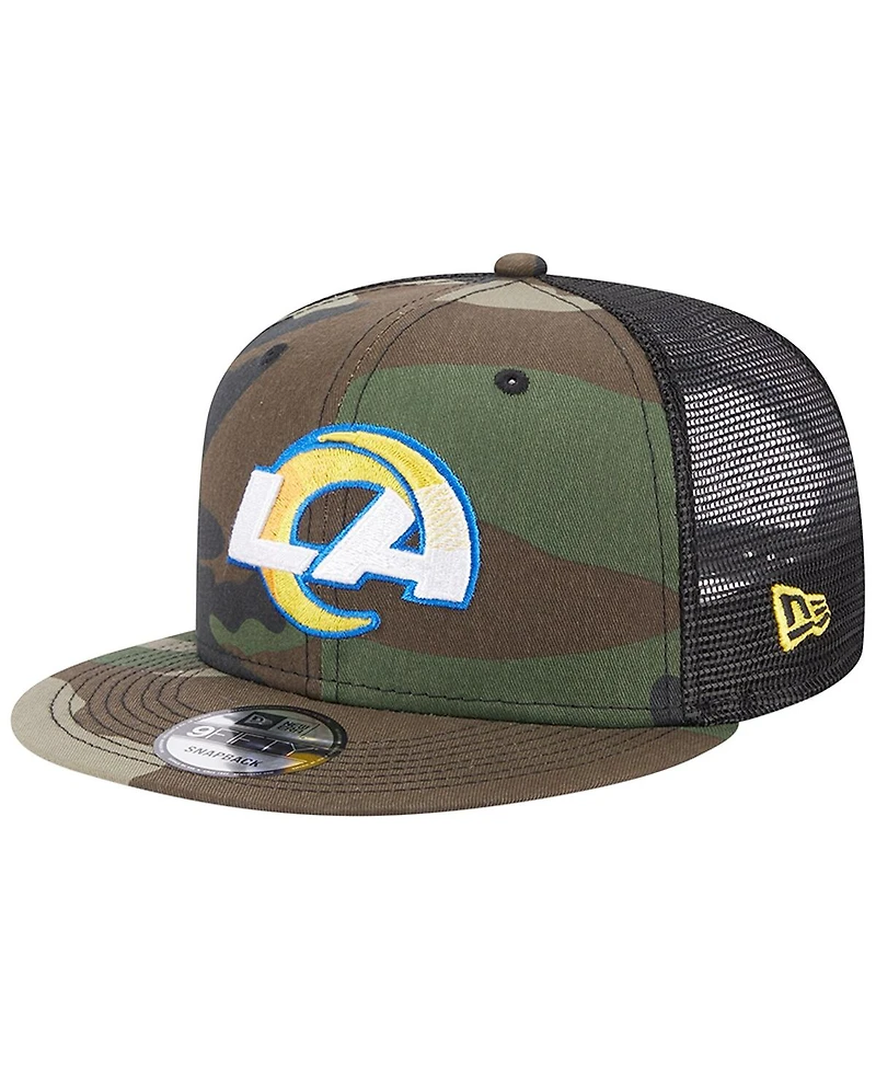 Men's New Era Camo Los Angeles Rams Classic Trucker 9FIFTY Snapback Hat