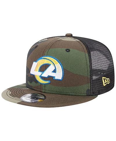 Men's New Era Camo Los Angeles Rams Classic Trucker 9FIFTY Snapback Hat