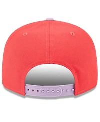 Men's New Era Red, Purple Oakland Athletics Spring Basic Two-Tone 9FIFTY Snapback Hat