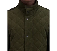 Cole Haan Men's Diamond-Quilted Corduroy Jacket