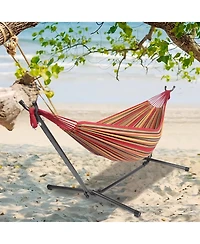 Sugift 2-person Hammock with Stand, Multi-color