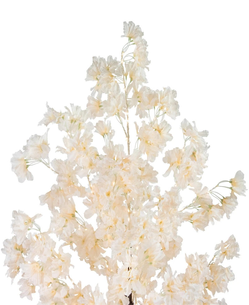 Northlight 6' Light Emitting Diode (Led) Lighted Floral Artificial Tree Warm Lights