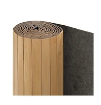 vidaXL Room Divider Bamboo 98.4"x65" Natural