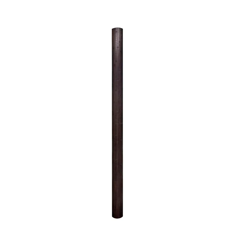 vidaXL Room Divider Bamboo Dark Brown 98.4"x65"