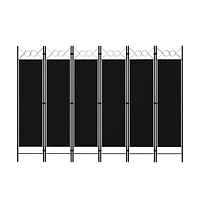 vidaXL 6-Panel Room Divider 94.5"x70.9"