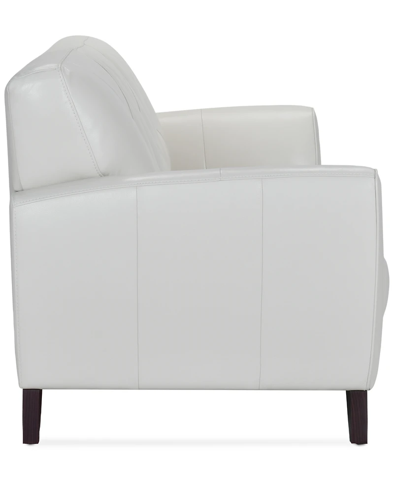 Myia 85" Leather Sofa, Created for Macy's