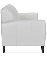 Myia 85" Leather Sofa, Created for Macy's