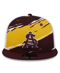 Men's New Era Maroon Arizona State Sun Devils Tear Trucker 9FIFTY Snapback Hat