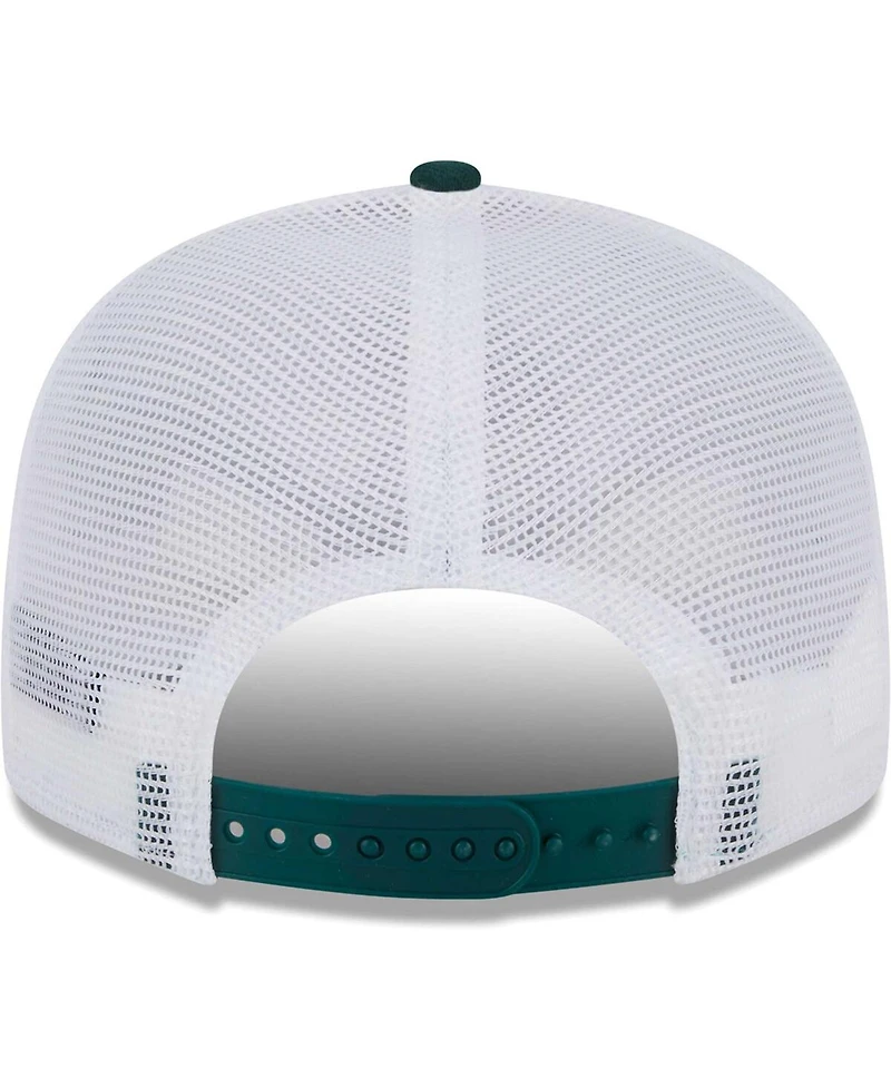 Men's New Era Green Michigan State Spartans Tear Trucker 9FIFTY Snapback Hat