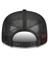 Men's New Era Black Rocko's Modern Life Spunky Trucker 9FIFTY Snapback Hat