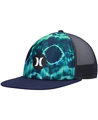 Men's Hurley Navy Balboa Trucker Snapback Hat