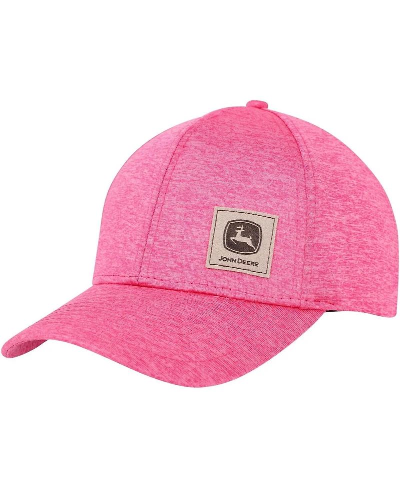 Women's Top of the World Pink John Deere Classic Space-Dye Adjustable Hat