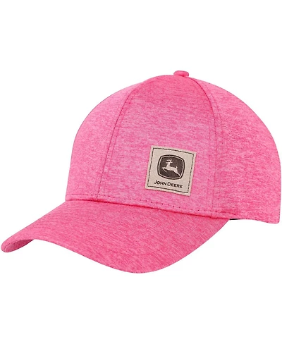 Women's Top of the World Pink John Deere Classic Space-Dye Adjustable Hat