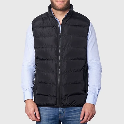 Alpine Swiss Men's Lightweight Down Alternative Puffer Vest Sleeveless Jacket