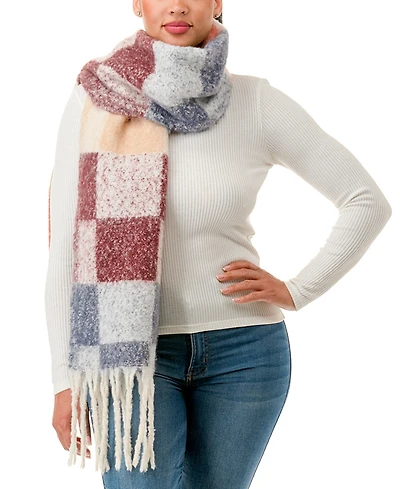 Marcus Adler Plaid Scarf