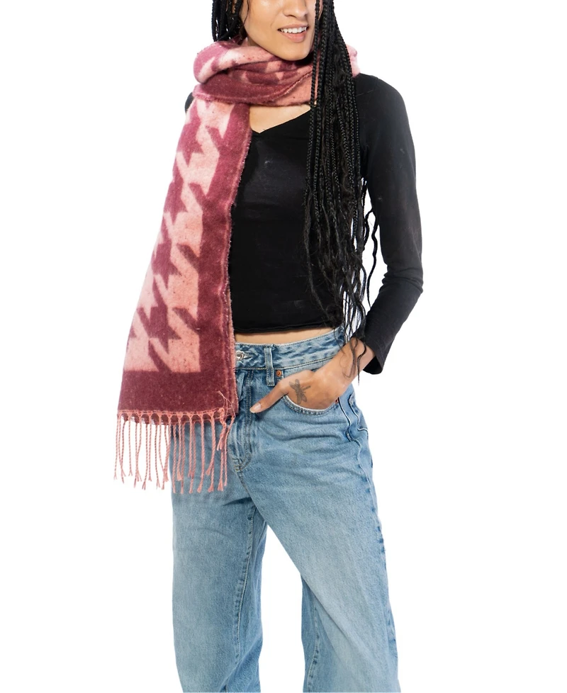 Marcus Adler Houndstooth Scarf