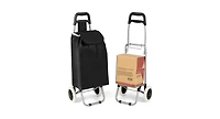 Folding Light Weight Wheeled Shopping Trolley Cart with Large Capacity
