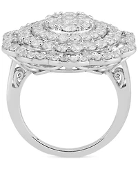 Diamond Flower Cluster Ring (3 ct. t.w.) in 10k White Gold