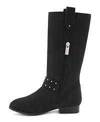 Dkny Little Girls Ellie Studded Strap Tall Riding Boots
