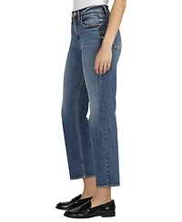 Silver Jeans Co. Women's Highly Desirable High Rise Straight Leg Jeans