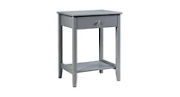 Slickblue Wooden Nightstand End Table Storage Display