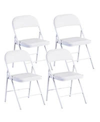 Commercialine Padded Folding Chair,Set of 4