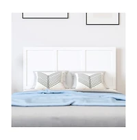 Merrick Lane Grady Full Raised Panel Wooden Adjustable Headboard Only