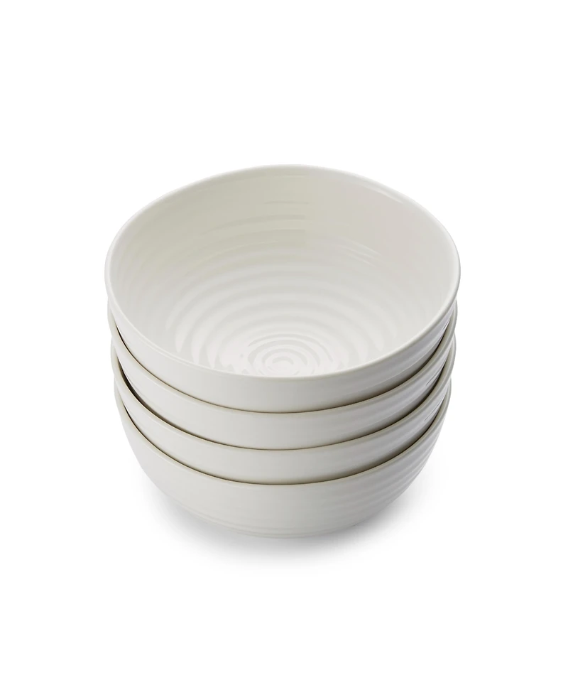 Portmeirion Sophie Conran White Noodle Bowls, Set of 4