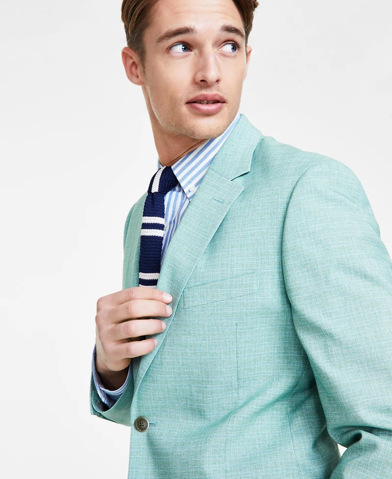 Nautica Men's Modern-Fit Seasonal Cotton Stretch Suit
