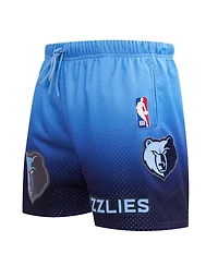Men's Pro Standard Navy, Light Blue Memphis Grizzlies Ombre Mesh Shorts