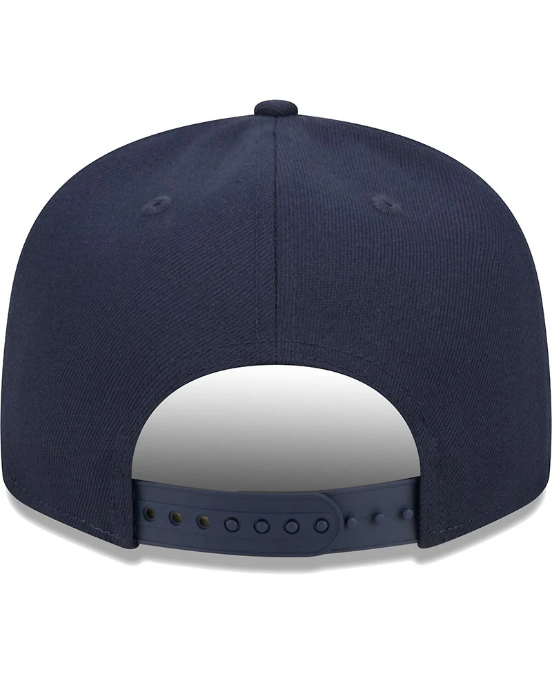 Men's New Era Navy Chicago Bears Main Script 9FIFTY Snapback Hat
