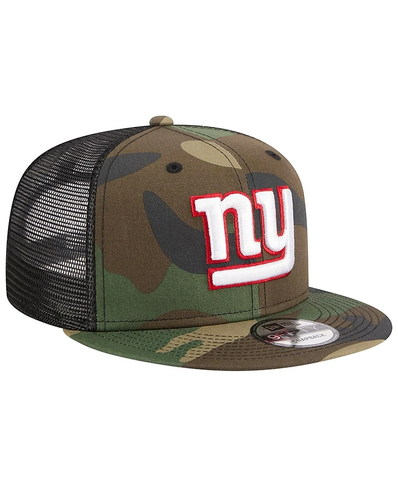 Men's New Era Camo New York Giants Main Trucker 9FIFTY Snapback Hat