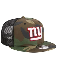 Men's New Era Camo New York Giants Main Trucker 9FIFTY Snapback Hat