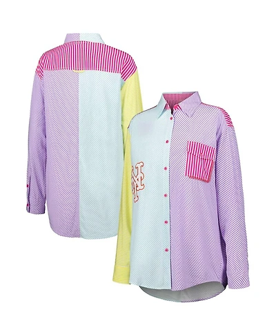 Women's Terez New York Mets Button-Up Shirt