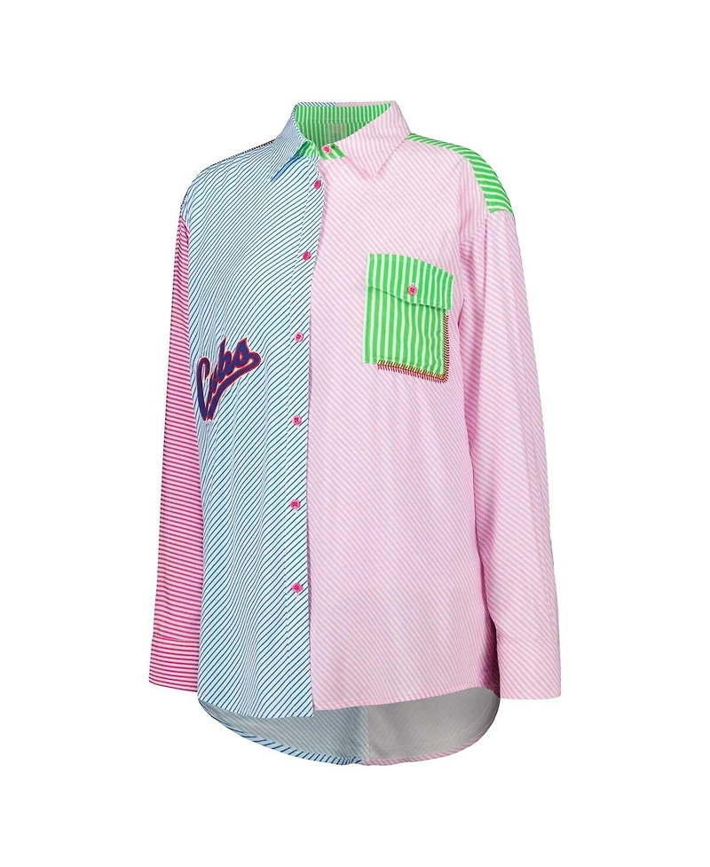 Women's Terez Chicago Cubs Button-Up Shirt