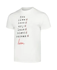 Men's White Alanis Morissette You Learn T-shirt
