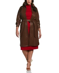 Ella Rafaella Plus Funnel Neck Sleeveless Dress