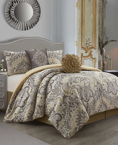 Stratford Park Amelia 6-Pc. Comforter Set, California King