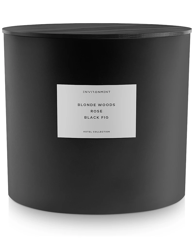 Environment Blonde Woods, Rose & Black Fig Candle (Inspired by 5-Star Hotels), 55 oz.