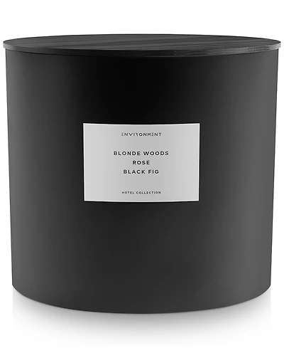 Environment Blonde Woods, Rose & Black Fig Candle (Inspired by 5-Star Hotels), 55 oz.