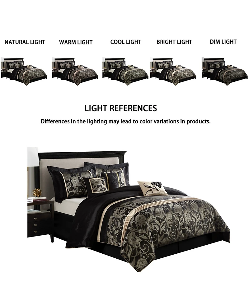 Stratford Park Mollybee 7-Piece Comforter Set, California King