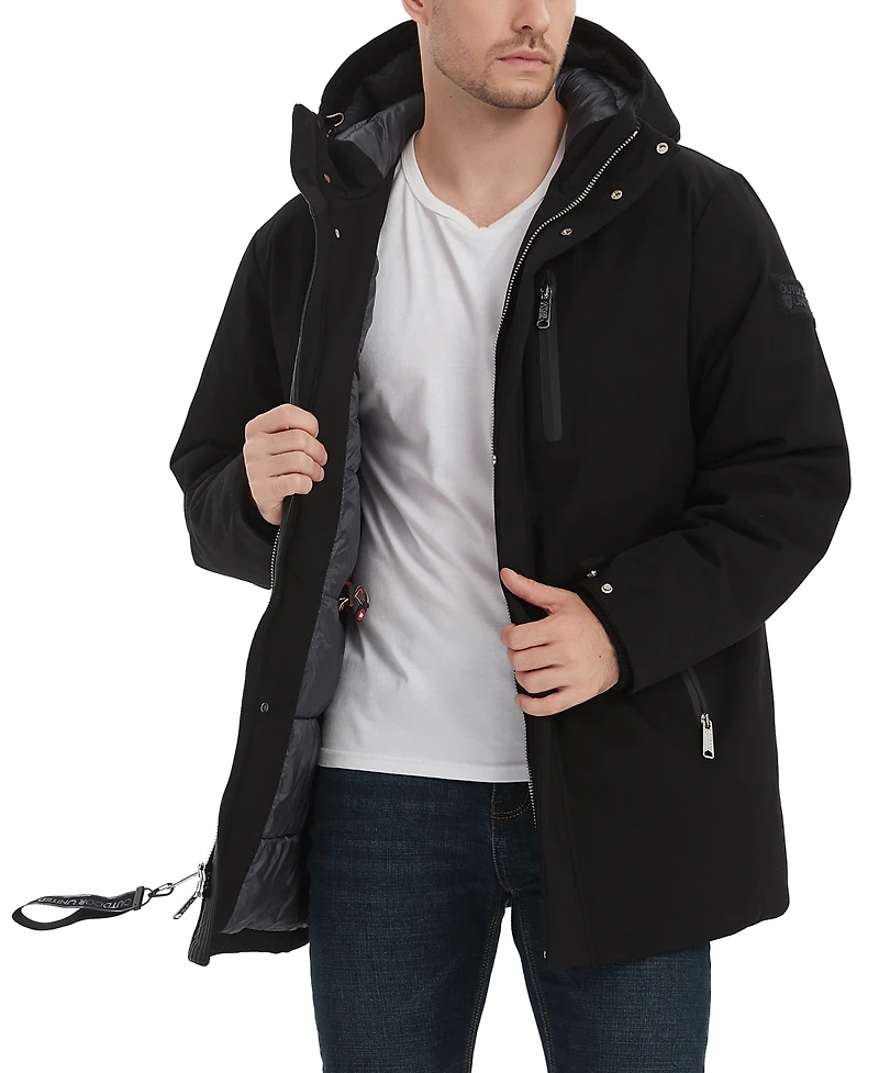Outdoor United Men's Calvary Twill Hooded Car Coat