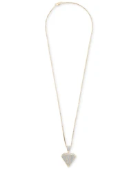 Men's Diamond Pave Shaped 22" Pendant Necklace (1/2 ct. t.w.) in 14k Gold-Plated Sterling Silver