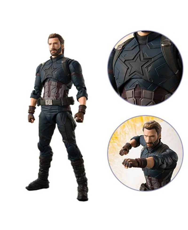 Bandai Avengers Captain America And Effects Figuarts Action Figure Set