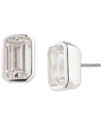 Lauren Ralph Lauren Cubic Zirconia Baguette Stud Earrings in Sterling Silver