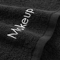 Embroidered Makeup Remover Towels (Pack of 6) , 13x13 in., Color Options, 100% Cotton Washcloths