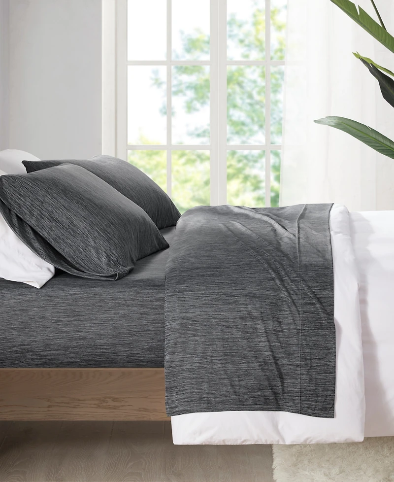 Urban Habitat Comfort Cool Jersey Knit Nylon Blend -Piece Sheet Set