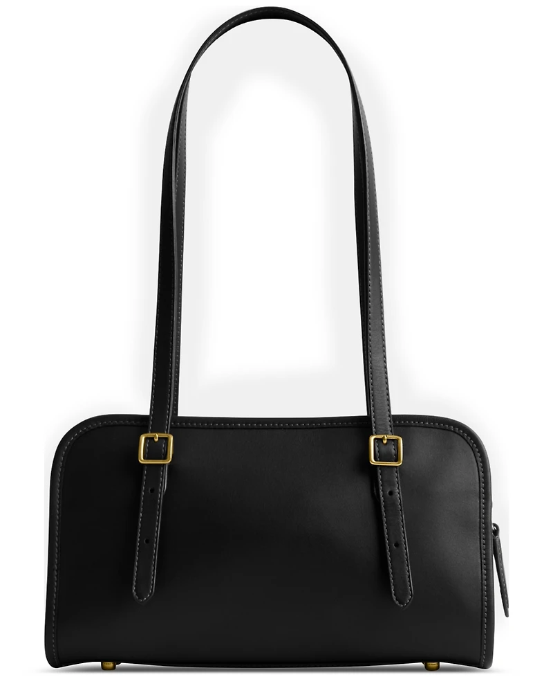 Coach The Originals Small Leather Double Strap Shoulder Bag