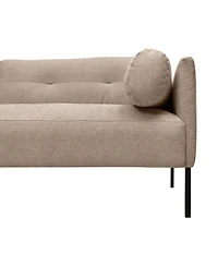 Armen Living Michalina 84" Polyester, Nylon with Metal Legs Sofa