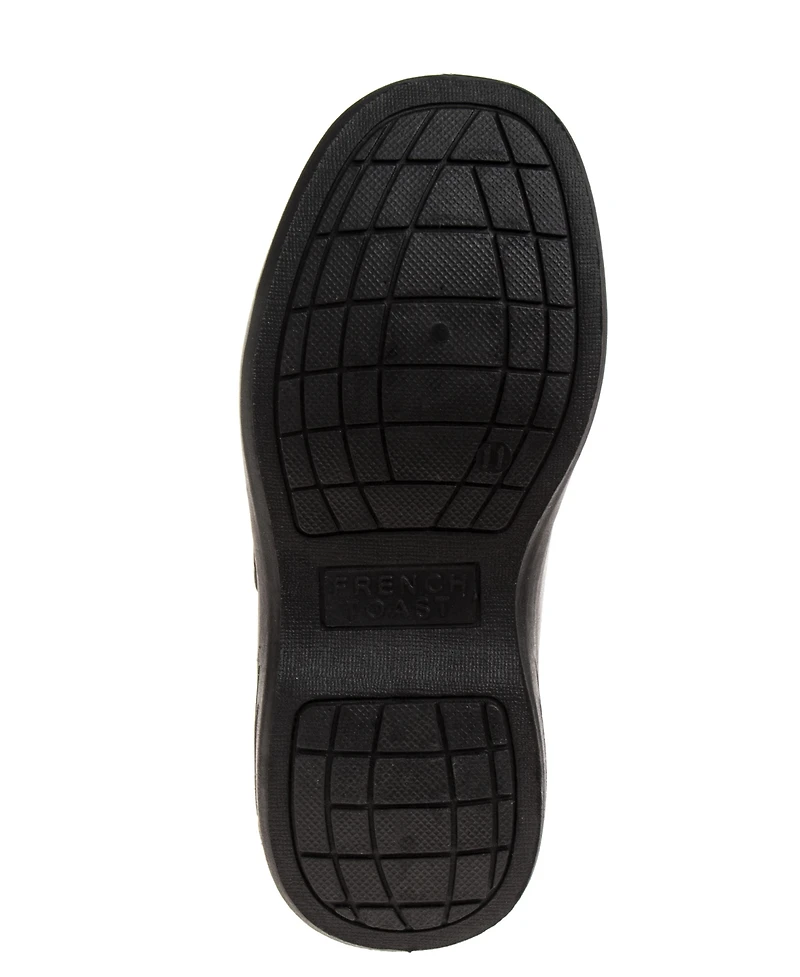 French Toast Toddler Boys School Hook and Loop Closure Shoes